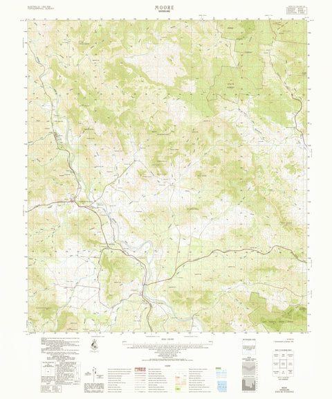Geoscience Australia Moore (9344-2) digital map