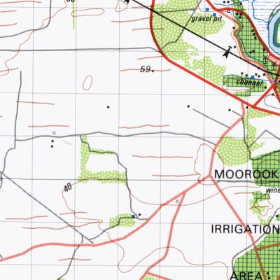 Geoscience Australia Moorook (6929) digital map
