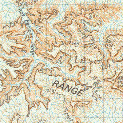 Geoscience Australia Mount Billroth (2454) digital map