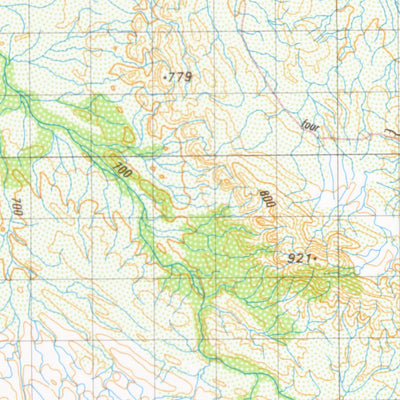 Geoscience Australia Mount Bruce (2552) digital map