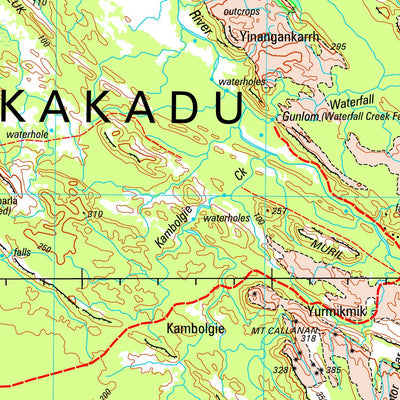 Geoscience Australia Mount Evelyn SD53 - 05 digital map