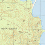 Geoscience Australia Mount Groper (2629-2) digital map