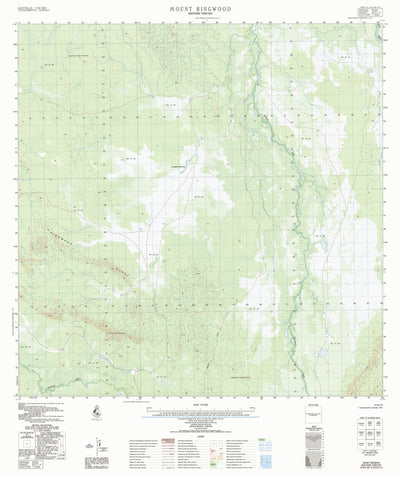 Geoscience Australia Mount Ringwood (5271-4) digital map