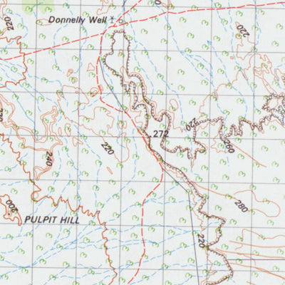 Geoscience Australia Mount Sandiman (1949) digital map