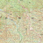 Geoscience Australia Mount Spurgeon (7965-3) digital map