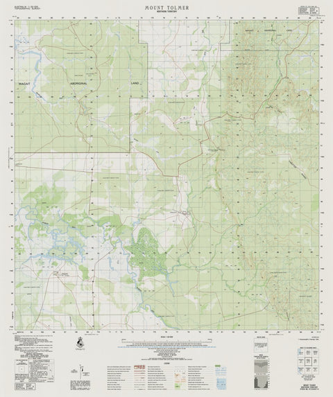 Geoscience Australia Mount Tolmer (5071-4) digital map
