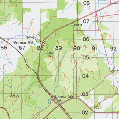 Geoscience Australia Mullewa (2040) digital map