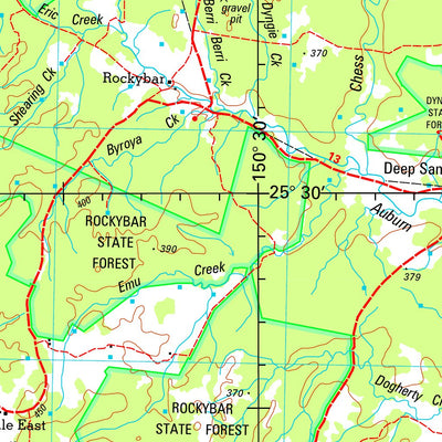 Mundubbera SG56 - 05 Map by Geoscience Australia | Avenza Maps