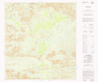Geoscience Australia Munjina (2652) digital map