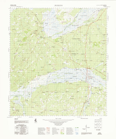 Geoscience Australia Murgoo (2143) digital map