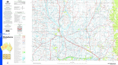 Geoscience Australia Muttaburra SF55 - 09 digital map
