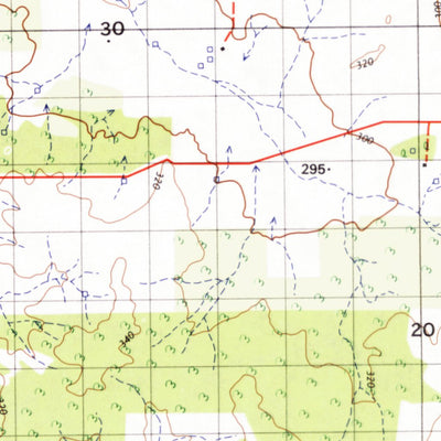 Geoscience Australia Narembeen (2533) digital map