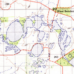 Geoscience Australia Narembeen (2533) digital map