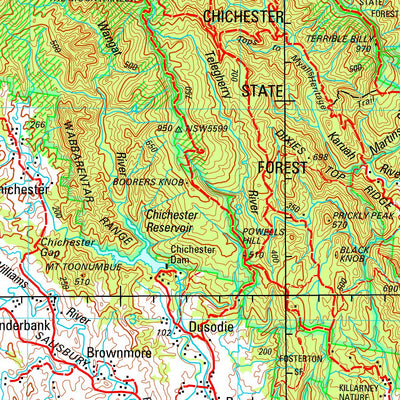 Geoscience Australia Newcastle - SI56-02 digital map