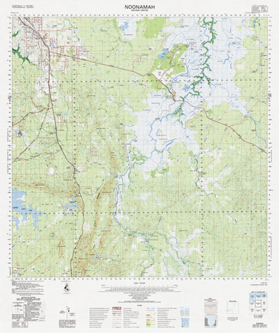 Geoscience Australia Noonamah (5172) digital map