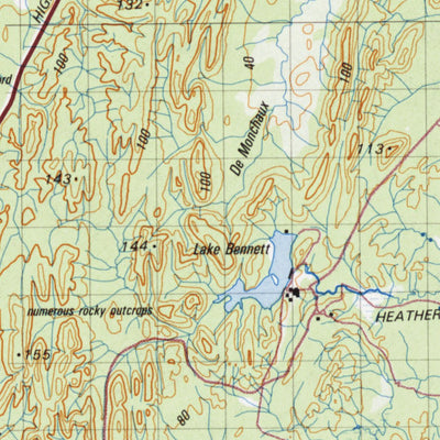 Geoscience Australia Noonamah (5172) digital map