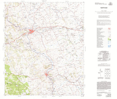 Geoscience Australia Northam (2234) digital map