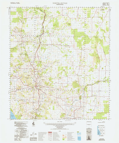 Geoscience Australia Northampton (1841) digital map