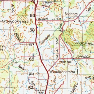 Geoscience Australia Northampton (1841) digital map
