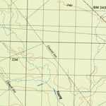 Geoscience Australia Northover (3031) digital map