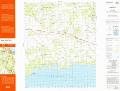 Geoscience Australia Oldfield (3030) digital map