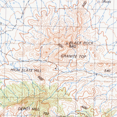 Geoscience Australia Orroroo (6632) digital map