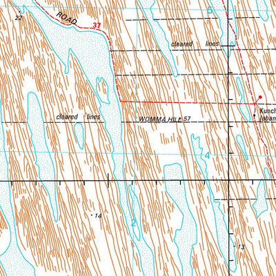 Geoscience Australia Pandie Pandie SG54 - 09 digital map