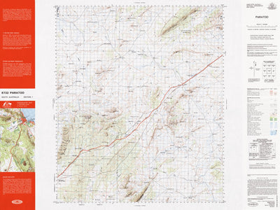 Geoscience Australia Paratoo (6732) digital map