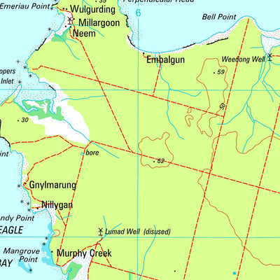 Geoscience Australia Pender SE51 - 02 digital map