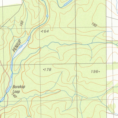 Geoscience Australia Peniup (2629-1) digital map
