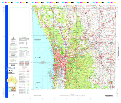 Geoscience Australia Perth Special - SH50-14 digital map