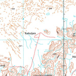 Geoscience Australia Petermann Ranges SG52 - 07 digital map