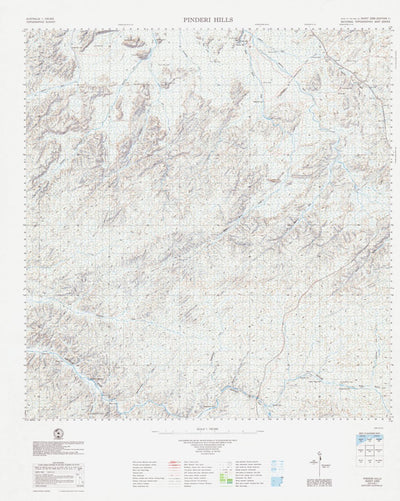 Geoscience Australia Pinderi Hills (2255) digital map