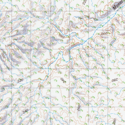 Geoscience Australia Pinderi Hills (2255) digital map