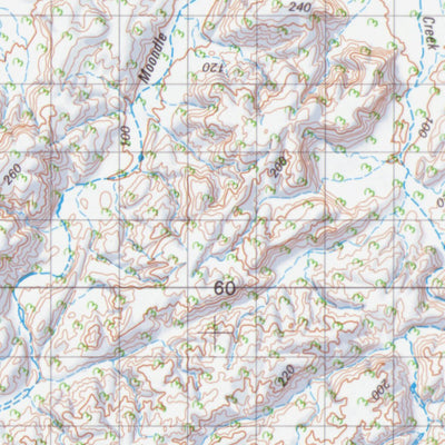Geoscience Australia Pinderi Hills (2255) digital map