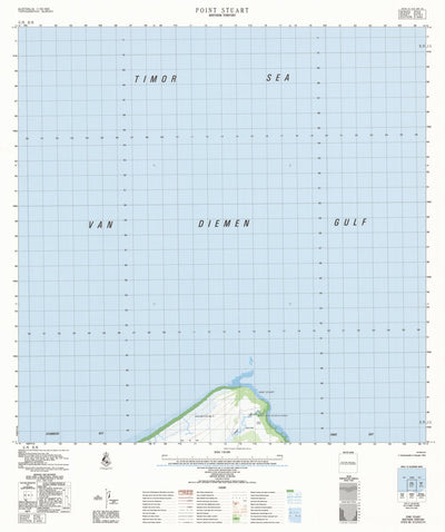Geoscience Australia Point Stuart (5273-1) digital map