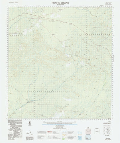 Geoscience Australia Prairie Downs (2750) digital map