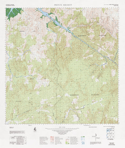 Geoscience Australia Prince Regent (3966) digital map