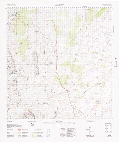 Geoscience Australia Quamby (6957) digital map