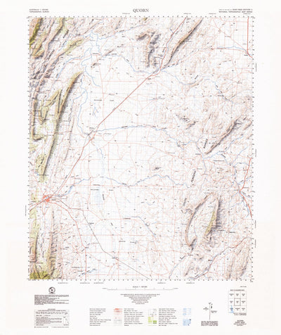 Geoscience Australia Quorn (6533) digital map