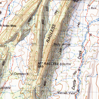 Geoscience Australia Quorn (6533) digital map