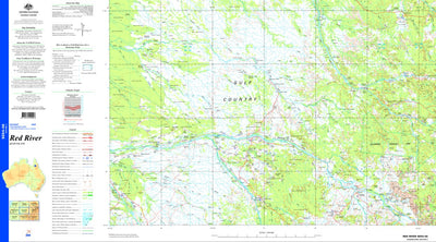 Geoscience Australia Red River SE54 - 08 digital map
