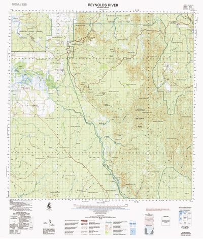 Geoscience Australia Reynolds River (5071) digital map