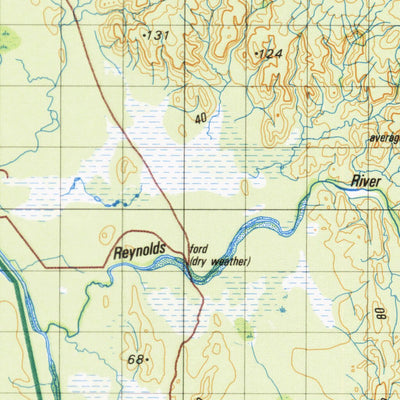 Geoscience Australia Reynolds River (5071) digital map