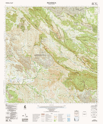 Geoscience Australia Richenda (3963) digital map