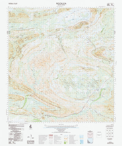 Geoscience Australia Rocklea (2352) digital map