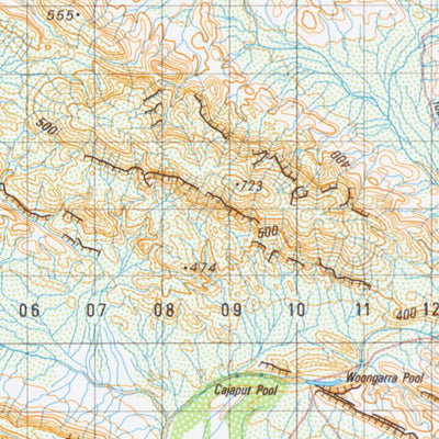 Geoscience Australia Rocklea (2352) digital map