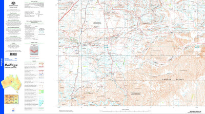 Geoscience Australia Rodinga SG53 - 02 digital map