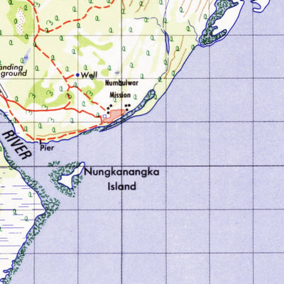 Geoscience Australia Rose River (6069) digital map