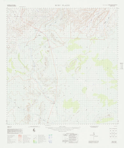 Geoscience Australia Ruby Plains (4460) digital map